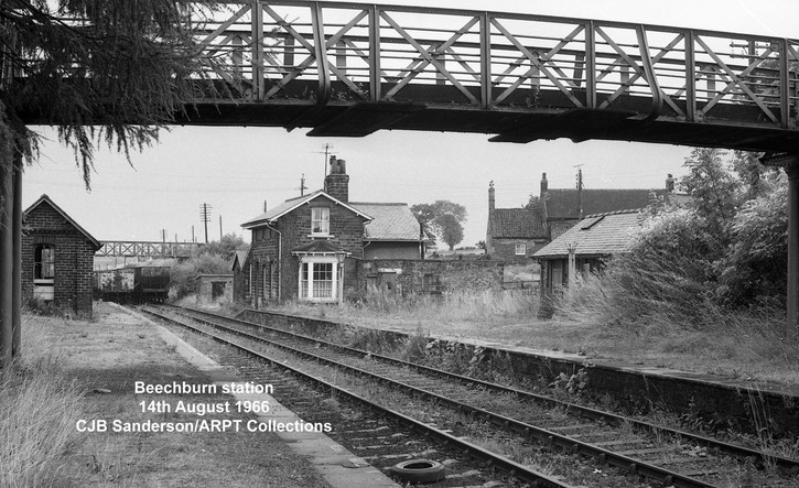 Beechburn station from north 14-08-66