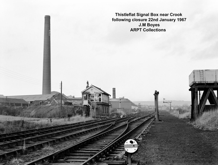 Thistleflat Signal Box Crook 22-01-67